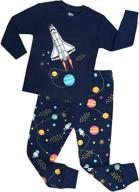 🚀 christmas rocket pajamas for boys | 100% cotton | sizes 2-7 years logo