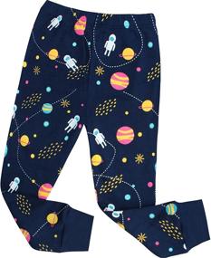 img 2 attached to 🚀 Christmas Rocket Pajamas for Boys | 100% Cotton | Sizes 2-7 Years