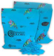 💙 пудра для раскраски хамелеон цвета 10 фунтов для разгадывания пола - синяя (5 фунтов в мешке) - упаковка из 2 штук. логотип