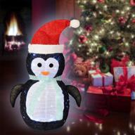 bstge penguin christmas lights: indoor/outdoor decorations for home, garden, party & yard логотип