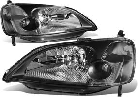 img 4 attached to DNA Motoring HL OH HC01 BK CL1 Headlight Passenger