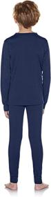 img 2 attached to TSLA Thermal Underwear Fleece Winter Boys' Clothing ~ Active