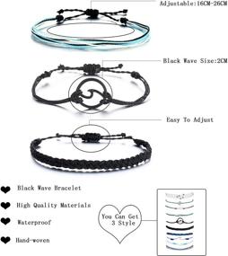 img 1 attached to 🌊 Водонепроницаемый ручной работы Браслет-анклет для женщин и девочек