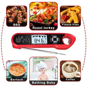 img 2 attached to Digital Meat Thermometer Cooking Thermometers Kitchen & Dining
