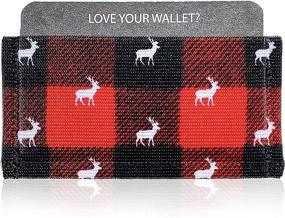 img 3 attached to Infinity Wallet Minimalist Women Black Women's Handbags & Wallets for Wallets