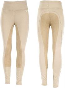 img 2 attached to Horze Junior Active Summer Tights Sports & Fitness in Team Sports