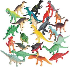 img 1 attached to Optimized Search: Fun Express Mini Vinyl Dinosaurs