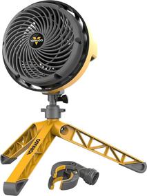 img 4 attached to 💨 Powerful Vornado EXO5 Heavy-Duty Shop Air Circulator - High-Impact Housing, Collapsible Tripod Base, Clamp Attachment