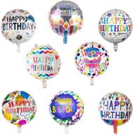 happy birthday party aluminum balloons logo