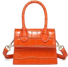 img 4 attached to CATMICOO Trendy Handbag Crocodile Pattern Women's Handbags & Wallets and Top-Handle Bags