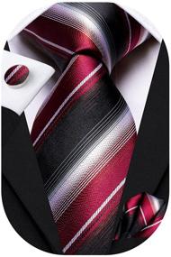 img 4 attached to Dubulle Necktie Cufflinks Pocket Square Men's Accessories for Ties, Cummerbunds & Pocket Squares