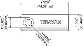 img 3 attached to 🚽 Teravan Extender Tabs - Адаптер с клеевой подкладкой для бумажной санитарной бумаги на большие рулоны - белый, 2 штуки.