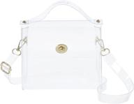 👜 aocina clear crossbody bags & wallets for women - stadium approved horizontal handbags logo