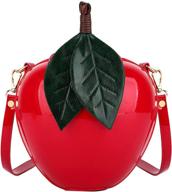 qzunique watermelon women's 🍉 shoulder crossbody handbags & wallets logo