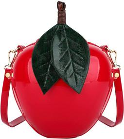 img 4 attached to QZUnique Watermelon Women's 🍉 Shoulder Crossbody Handbags & Wallets