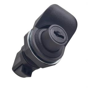 img 2 attached to 🔒 2PCS Plastic & Metal Push Button Series Latch with Locking for Marine Boat Tool Box and Glove Box