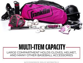 img 3 attached to 🎒 Franklin Sports Youth Baseball Bat Bag: The Ultimate Gear Organizer for Kids' Teeball, Softball, and Baseball Essentials!