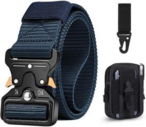 img 4 attached to Tactical BESTKEE Buckle Military Quick Release Men's Accessories for Belts