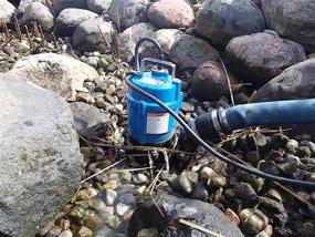 img 1 attached to 🗑️ Tsurumi HS2.4S-62 HS2.4S: Efficient 1/2hp Submersible Trash Pump with Agitator and 2" Discharge Blue – Best for Waste Management