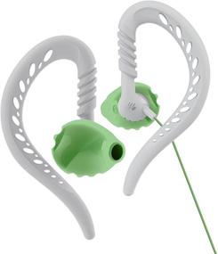 img 4 attached to Улучшите свою тренировку с Yurbuds Focus Спортивными наушниками с заушным креплением в зеленом цвете.