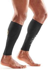 img 1 attached to 💪 Sleek Performance: SKINS Essentials Compression MX Calf Tights Unveiled!