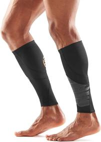 img 2 attached to 💪 Sleek Performance: SKINS Essentials Compression MX Calf Tights Unveiled!