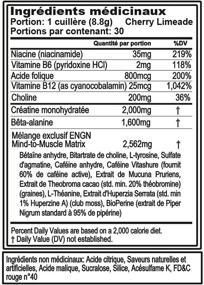 img 2 attached to Evlution Nutrition ENGN Предтренировочное питание, без пикатропина, 30 порций, Интенсивный 🍒 порошок для повышения мощности, концентрации и производительности (Вишневый Лаймонад)