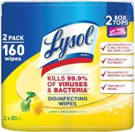 lysol disinfecting wipes blossom 2x80ct logo