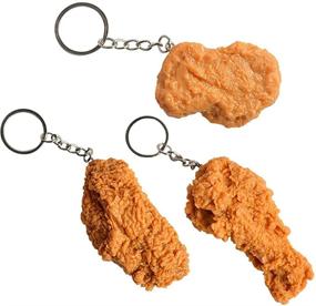 img 4 attached to Imitation Keychain Chicken Simulation Pendant