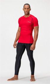 img 3 attached to 👕 Men's Short Sleeve Compression Shirts - Pack of 2~3 - Optimal for DevOps and Athletic Activities