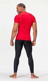 img 2 attached to 👕 Men's Short Sleeve Compression Shirts - Pack of 2~3 - Optimal for DevOps and Athletic Activities