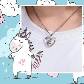 img 2 attached to Shonyin Silver Unicorn Necklace: Perfect Birthday Gift for Girls and Women