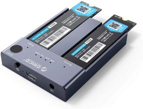 img 4 attached to 🔌 Tool-Free USB-C Dual-Bay NVME Docking Station | ORICO M.2 SSD Enclosure for M Key PCIe 2242 2260 2280 22110 SSDs | Offline Clone Duplicator Function | Up to 10Gbps Speed (SSD Not Included)