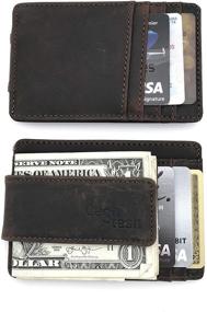 img 4 attached to Maximize Security with Cash Stash Minimalist Blocking Protection Men's Wallet, Card Case & Money Organizer