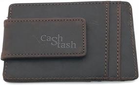 img 3 attached to Maximize Security with Cash Stash Minimalist Blocking Protection Men's Wallet, Card Case & Money Organizer