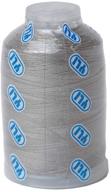 premium yli soft touch cotton thread, 50wt, 1000yds, gray - long-lasting and smooth for all sewing projects logo