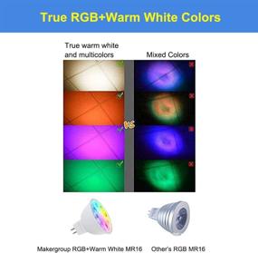 img 1 attached to 🌈 MR16 Multicolor Brightness Landscape Light by Makergroup