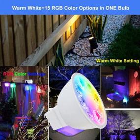 img 2 attached to 🌈 MR16 Multicolor Brightness Landscape Light by Makergroup