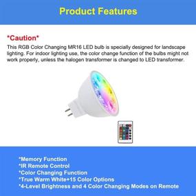 img 3 attached to 🌈 MR16 Multicolor Brightness Landscape Light by Makergroup