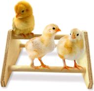 🐔 usa-made backyard barnyard mini chick perch - strong roosting bar, jungle gym chicken toys for coop & brooder: el pollitos la pollita pollos gallinas polluelos logo