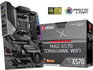 🔧 материнская плата msi amd x570 tomahawk wifi atx: сокет am4, ddr4-sdram логотип