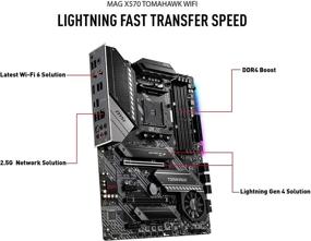 img 1 attached to 🔧 Материнская плата MSI AMD X570 Tomahawk WiFi ATX: сокет AM4, DDR4-SDRAM