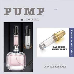 img 1 attached to 👃 Refillable Perfume Atomizer Bottles - Convenient Container for Fragrances