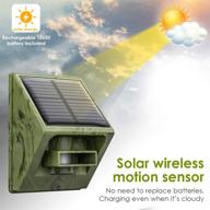easyreen solar driveway alarm: wireless weatherproof sensor with 58 chimes, 650ft long range - expandable motion alert system to monitor & protect property outdoors logo