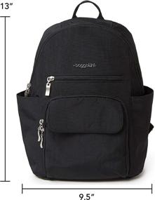 img 1 attached to Baggallini Small Trek Backpack Charcoal Backpacks