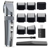 🔌 cordless ceramic blade mens hair trimmer beard trimmer hair cutting & grooming kit by forusi - rechargeable hair clippers for men logo