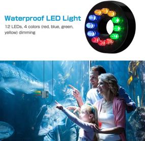 img 3 attached to 💦 Fountain Pump Submersible Water Pump Kit with LED Light - Efficient 220 GPH, Waterproof & Silent Outdoor Pond Pump - Ideal for Hydroponic Aquarium, Fish Tank, and Decorative Plants Sunterra