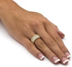 img 2 attached to Palm Beach Jewelry Zirconia Eternity