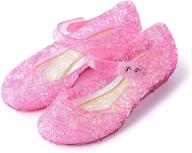 jerrisapparel princess sandals: stunning cosplay costumes girls' flats logo