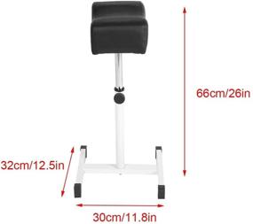 img 3 attached to 💺 Pedicure Stool Chair with Footrest: Ultimate Comfort for Salon Foot Care and Manicure